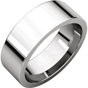 FB Jewels Continuum 925 Sterling Silver 7mm Half Round Wedding Ring Band Size 11 